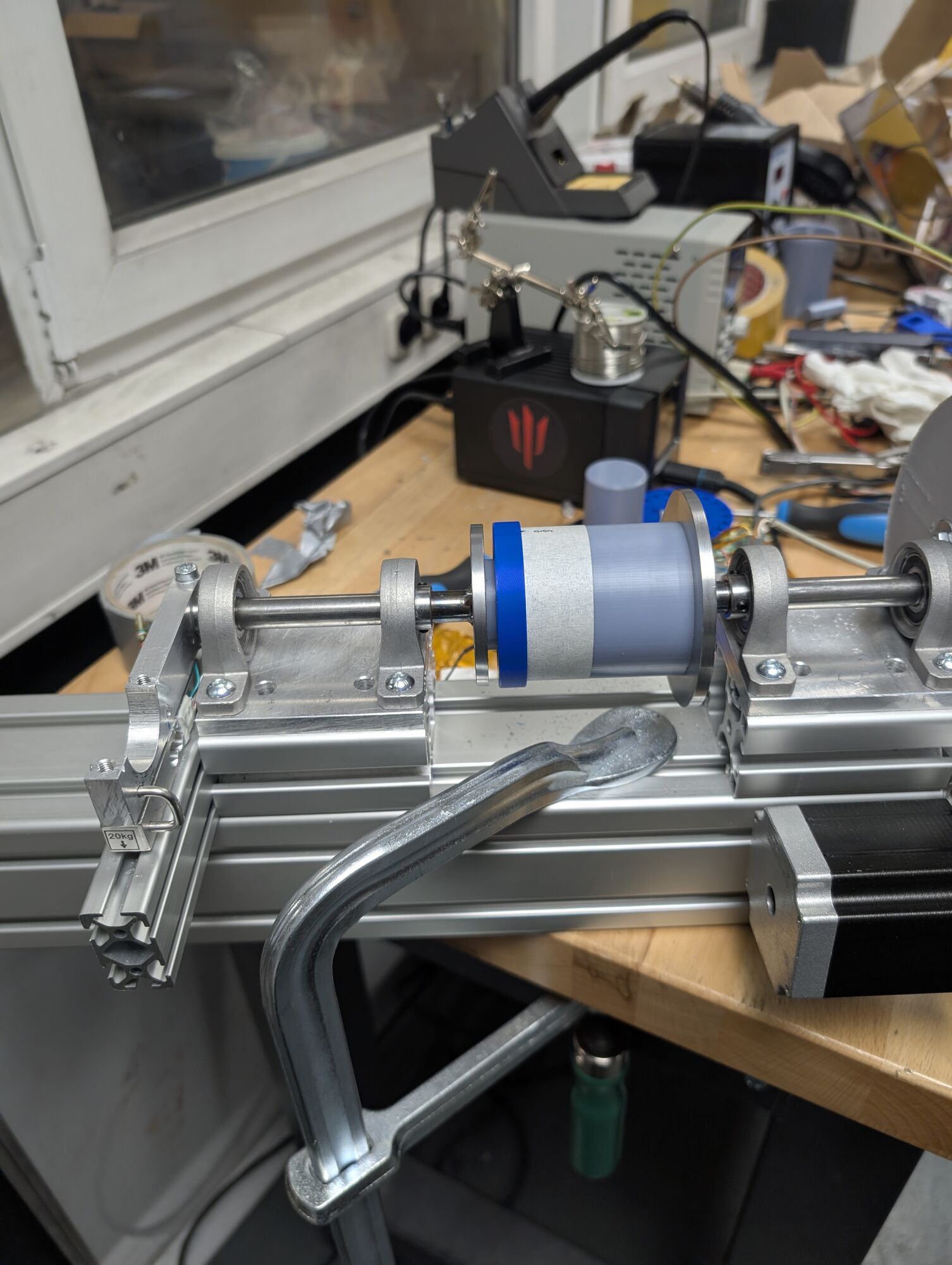 Thruster test stand assembly