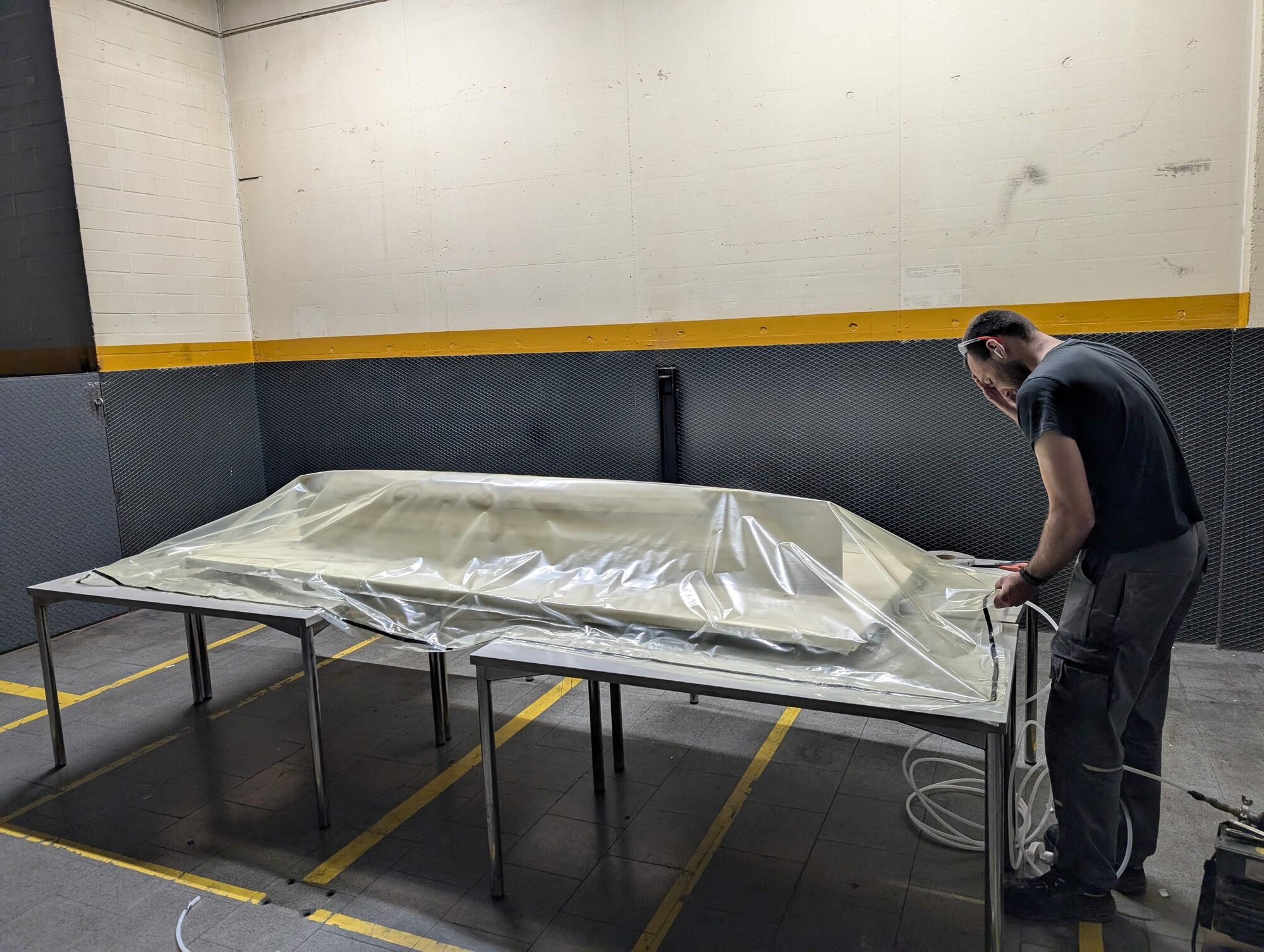 Preparing the composite layup