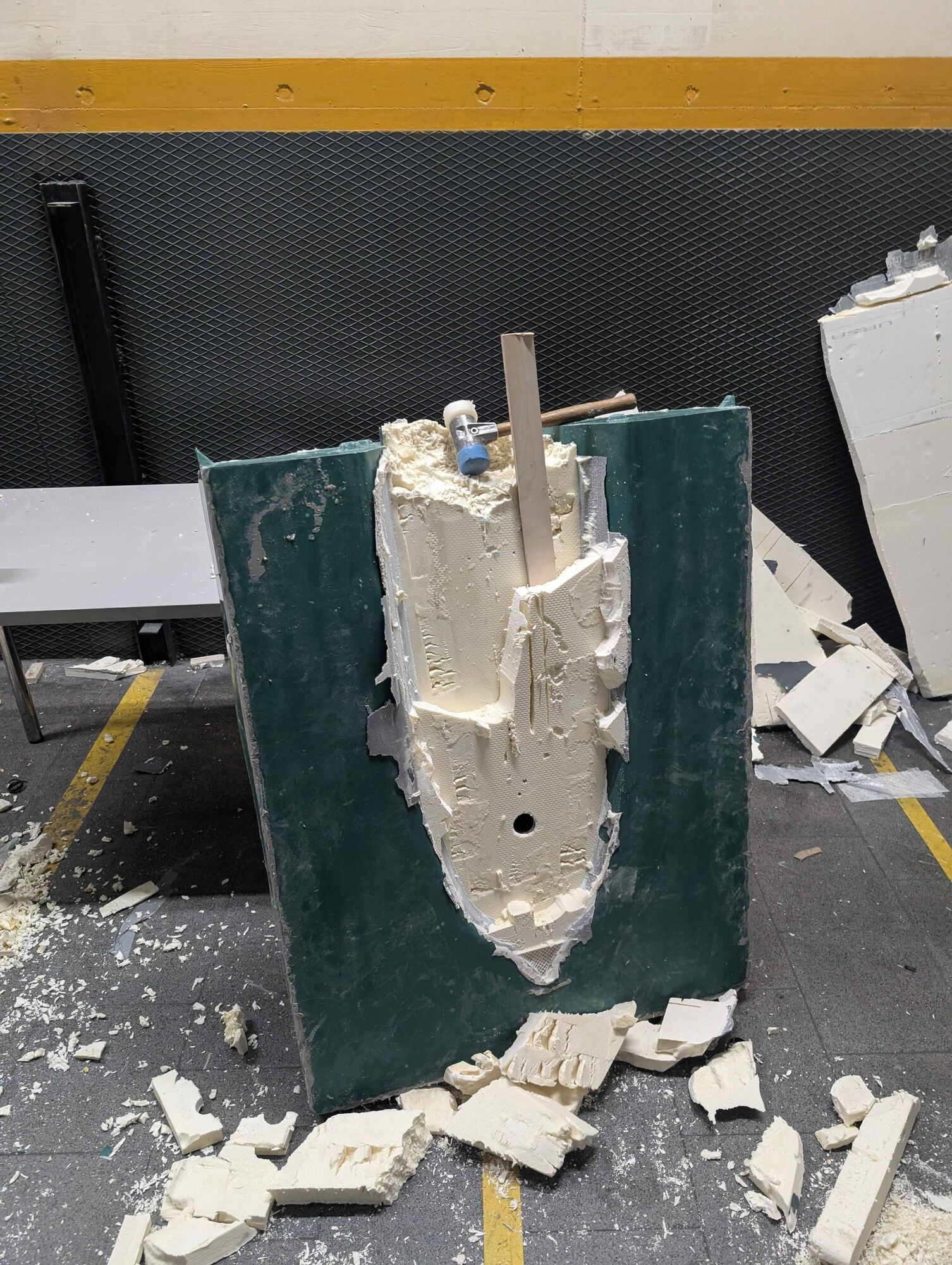 Boat manufacturing progress