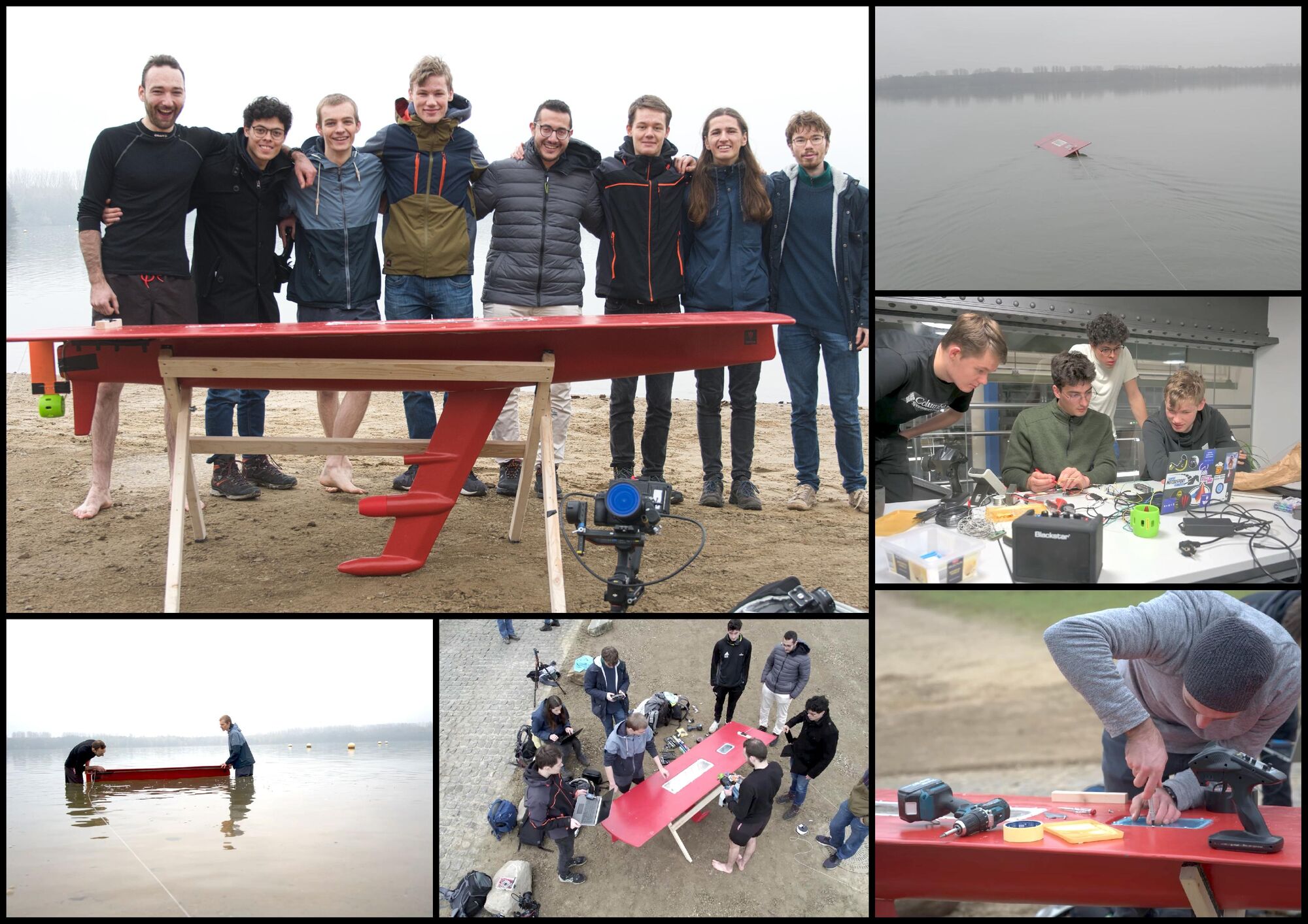 First water test of the Triton prototype