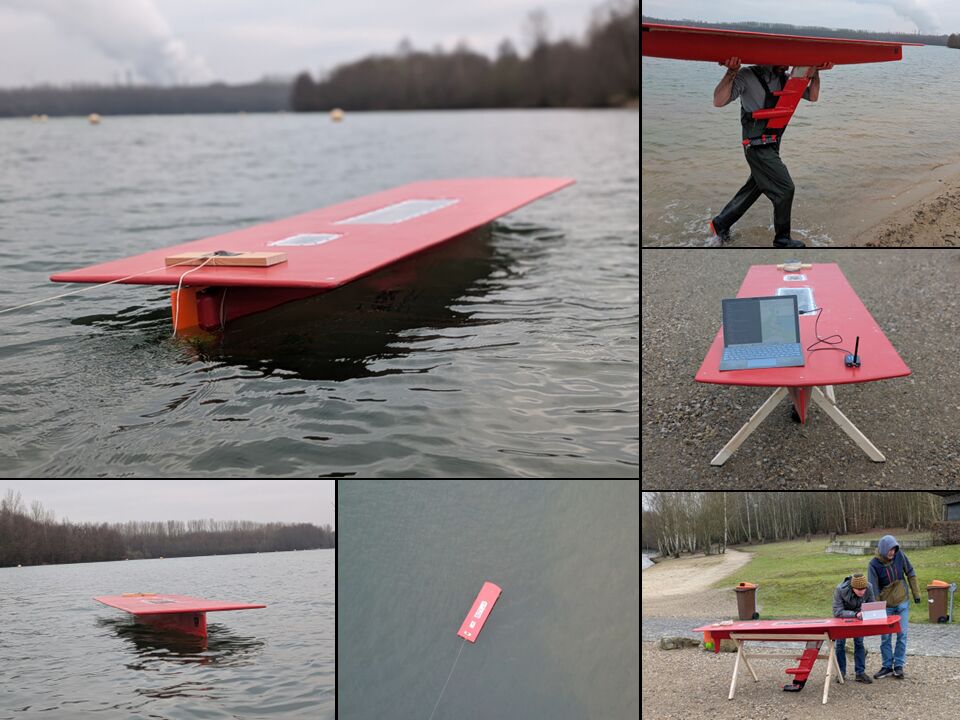 Prototype test on Lake Blausteinsee