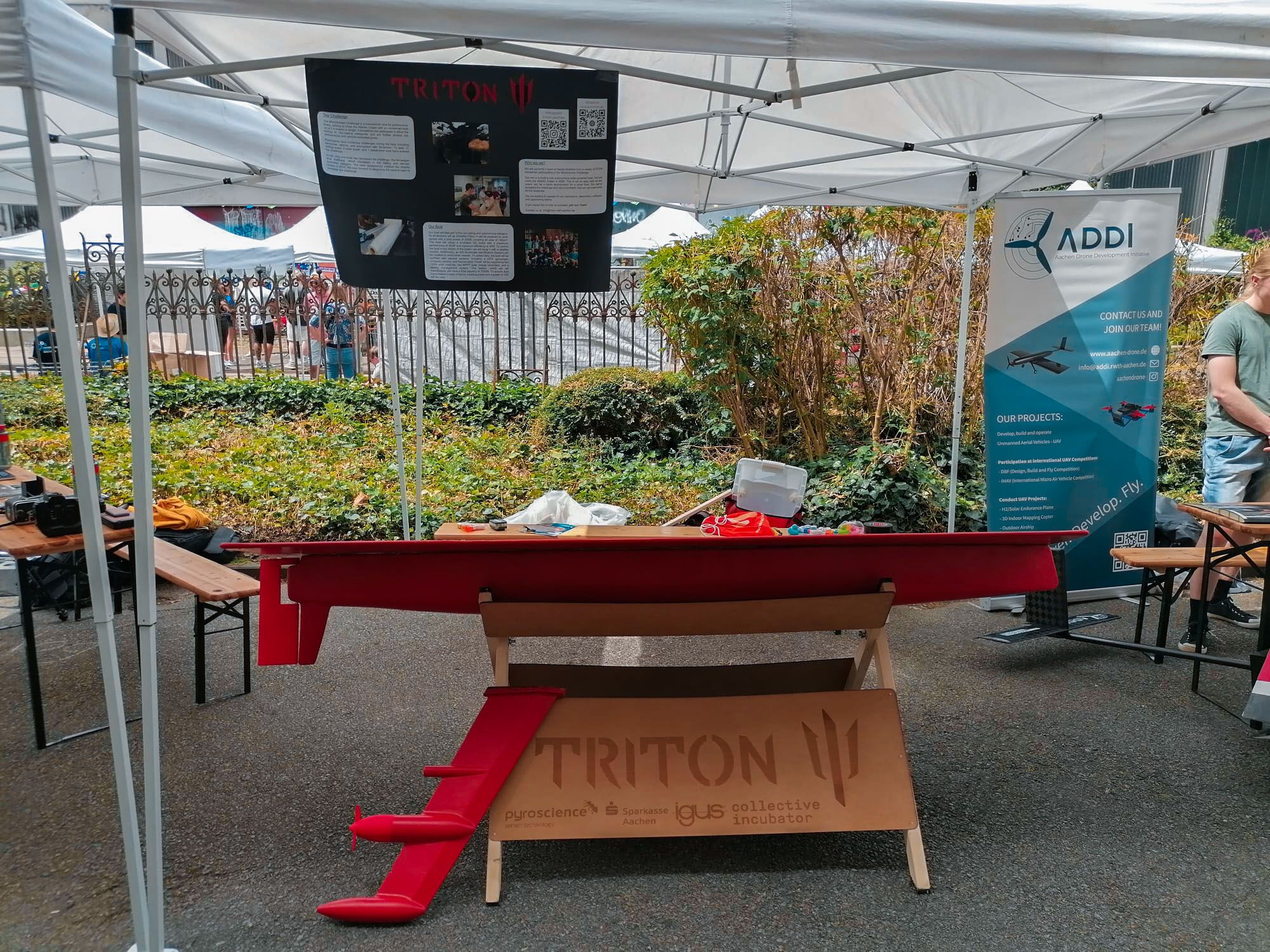 Triton at the Augustinerbachfest
